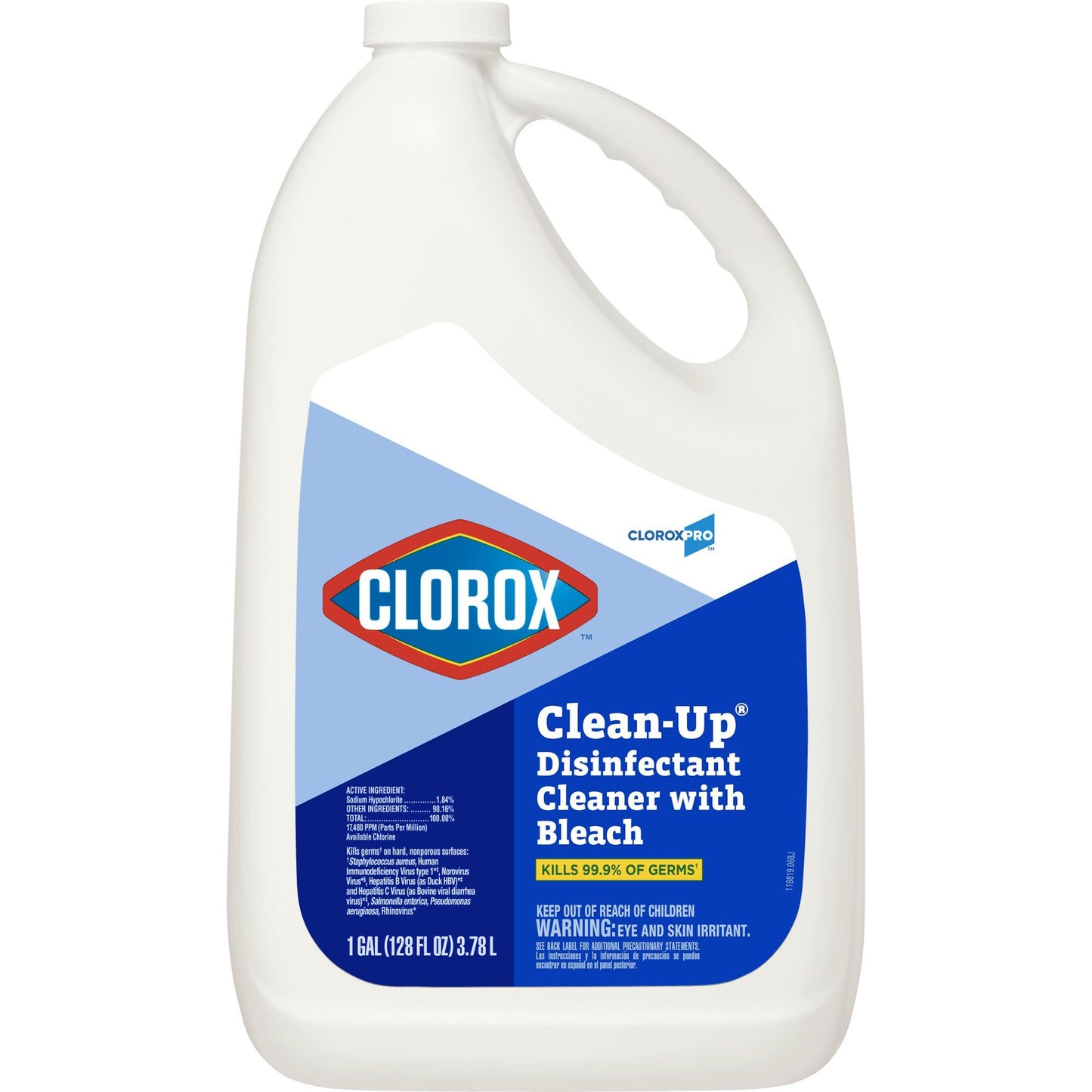 CLOROX CLEAN-UP W/BLEACH 1GL 4/CS