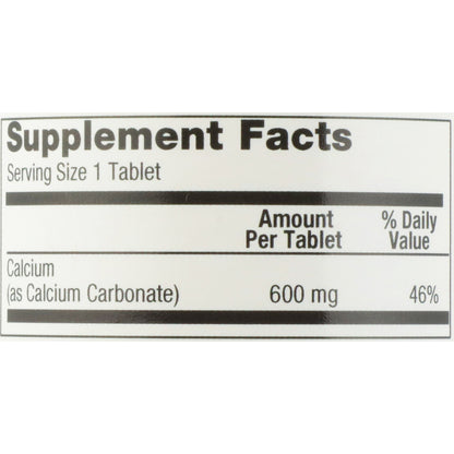 VITAMIN CALCIUM CARBONATE, CAP600MG (60/BT 12BT/C