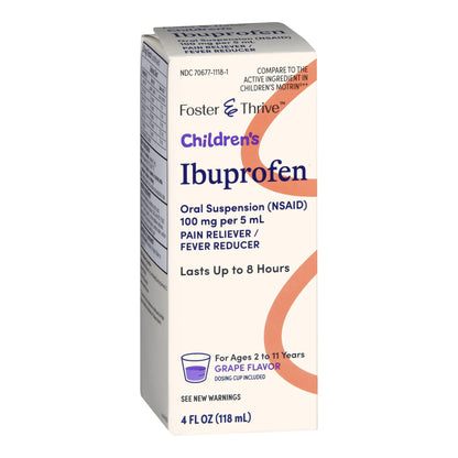 IBUPROFEN, SUSPN ORAL FT CHLD GRAPE 4OZ