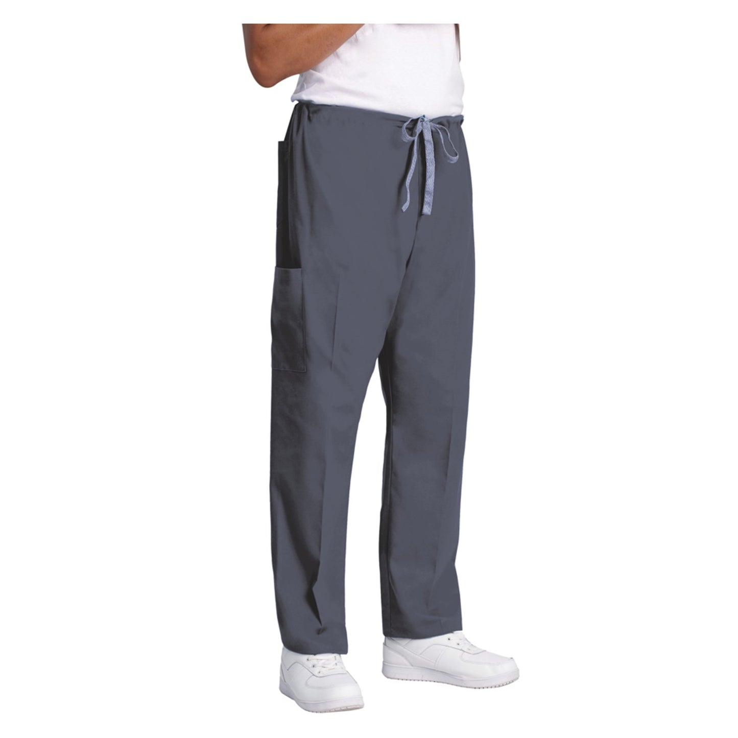 PANTS, SCRUB CARGO 1PKT UNISX PEWTER XSM