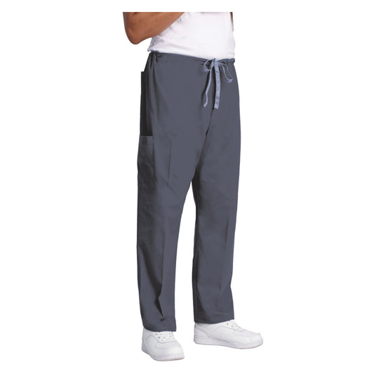 PANTS, SCRUB CARGO 1PKT UNISX PEWTER XSM