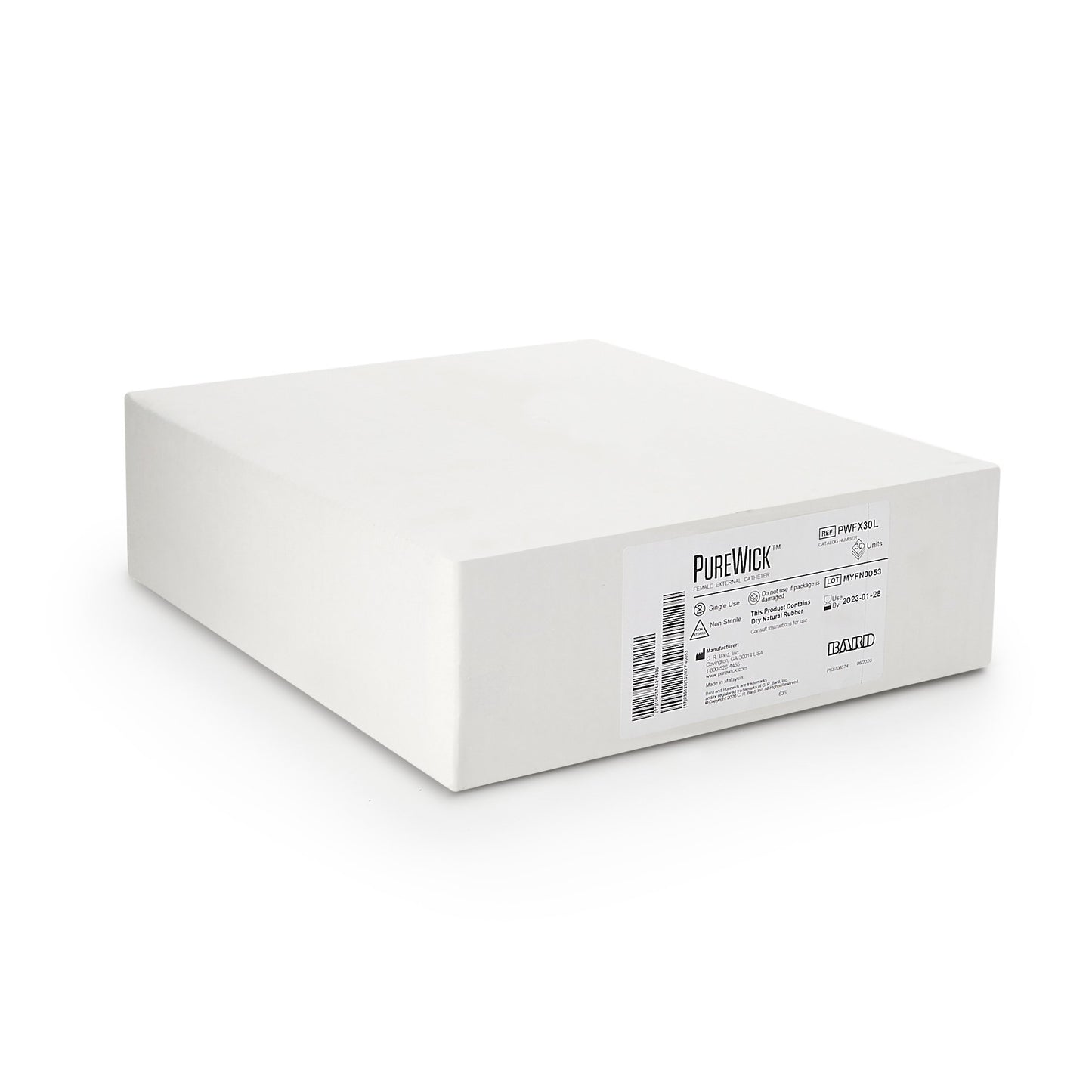 CATHETER, EXTERNAL PUREWICK HOMECARE LATEX FML (30/CS)