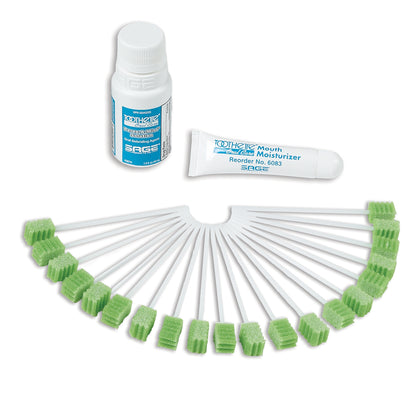 MOUTHCARE KIT, W/SWABS, H202 (50/CS)