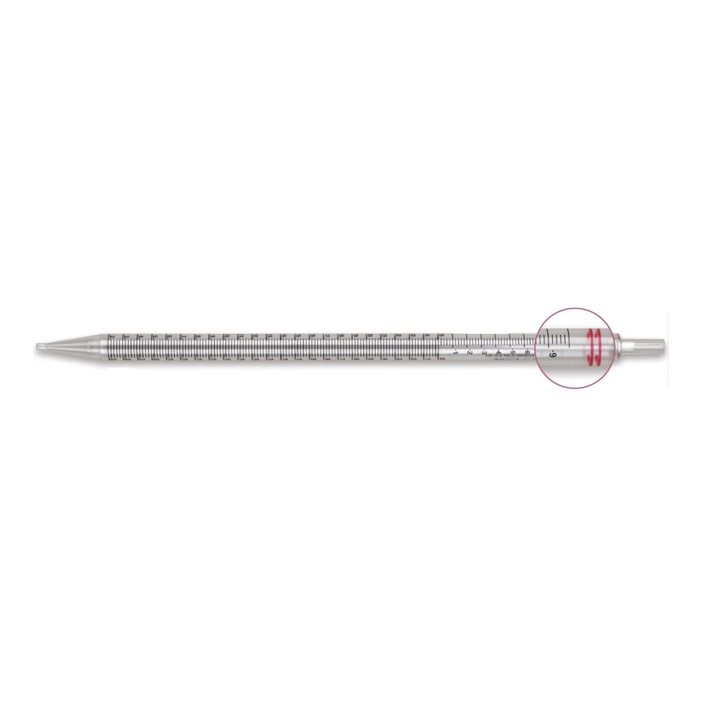 PIPETTE, SEROLOGICAL STD TIP STR RED BAND 25ML (200/CS)