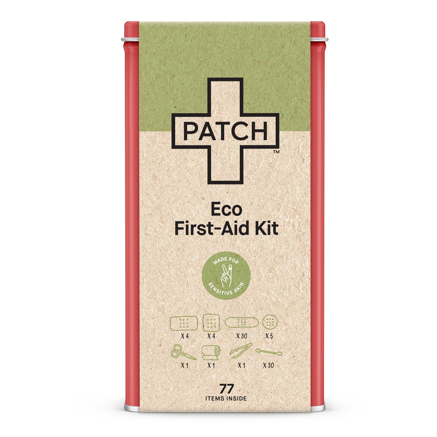 BANDAGE KIT, WOUND PATCH ECO FIRST AID (77/KT 15KT/CS)