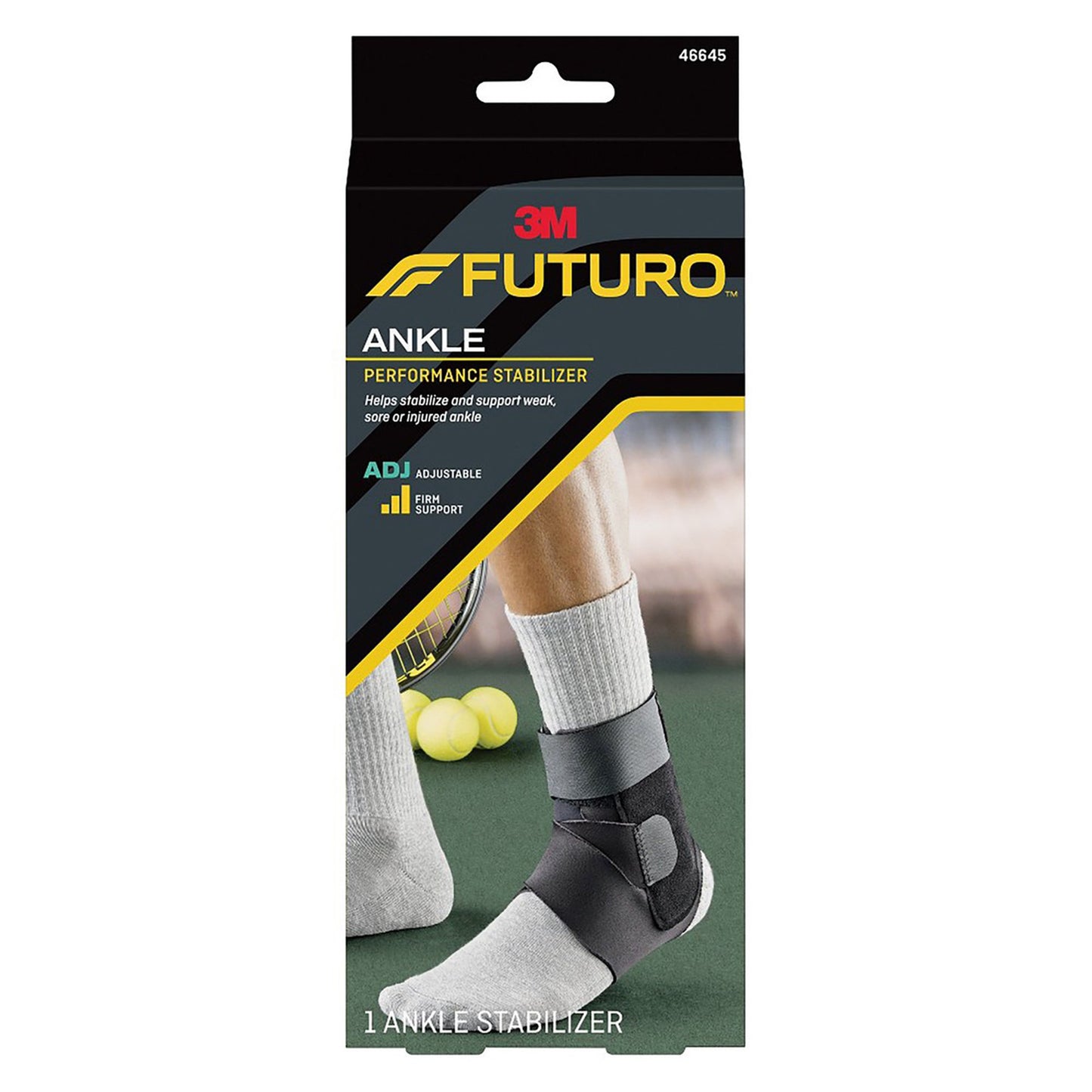 ANKLE STABILIZER, SPORT DLX ADJ 2X3.75X9 (12/CS) 3M