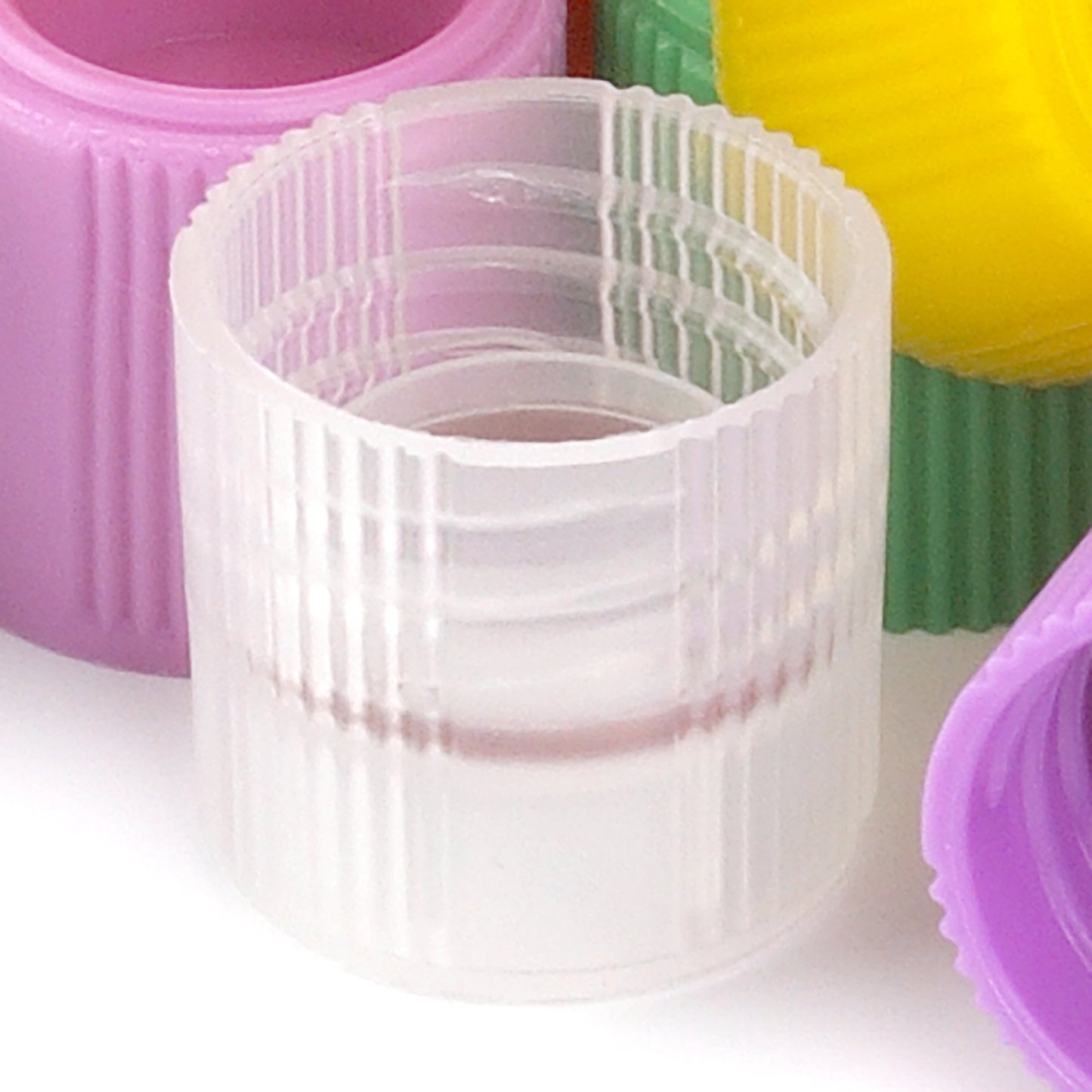 CAP, SCREW F/SAMPLE TUBES CLR (1000/PK)