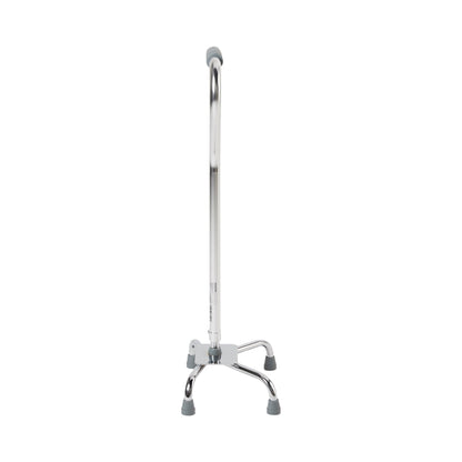 CANE, QUAD/LG BASE ALUM CHROME(4/CS)