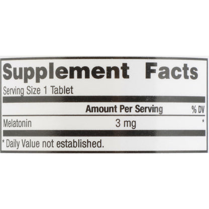 MELATONIN, TAB 3MG (60/BT 12BT/CS)