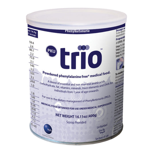 PKU, TRIO VANILLA 400GM (6/CS)