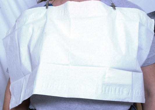 DRAPE, BREAST 3PLY WHT 12"X24"(500/CS)