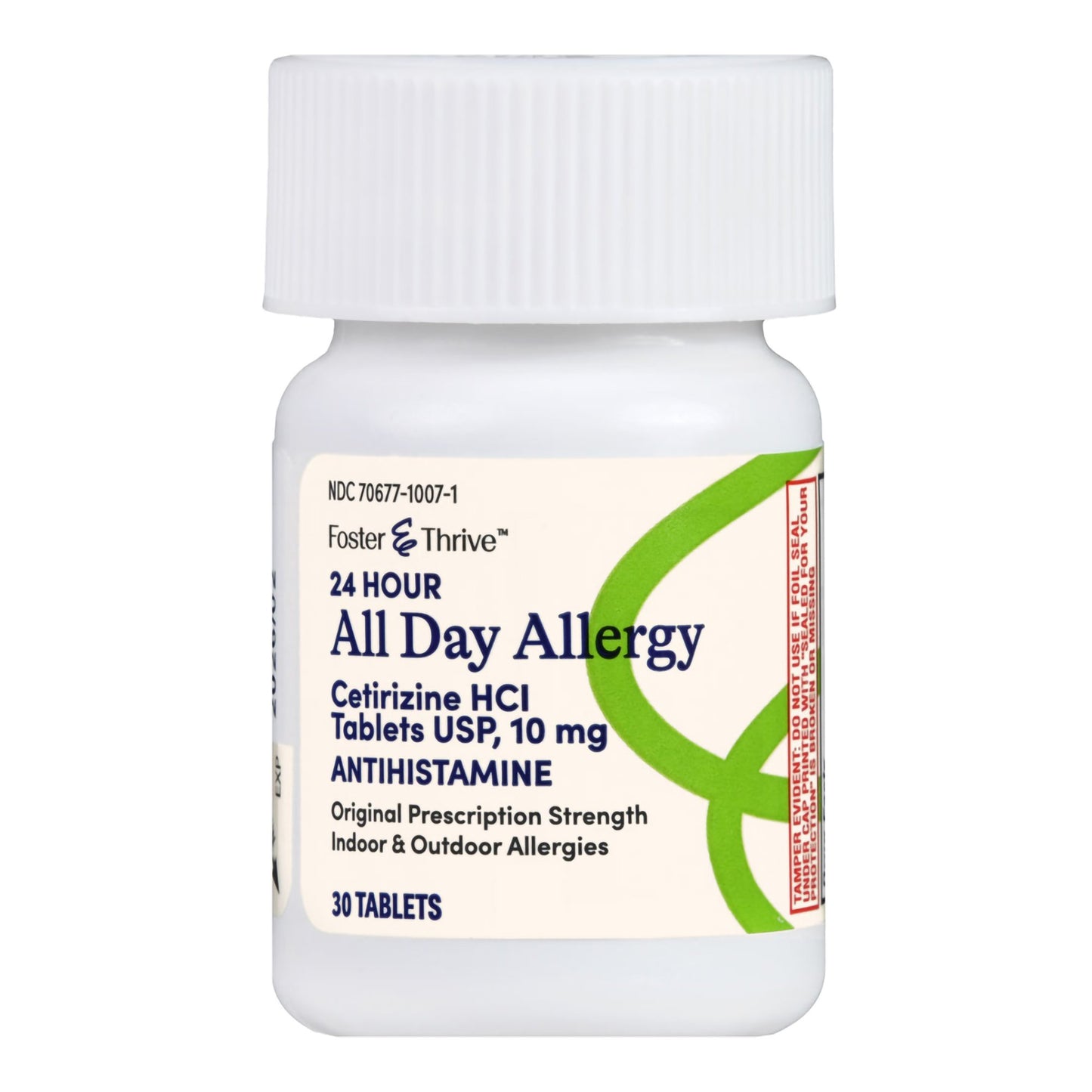 ALL DAY ALLERGY, TAB SM FT CETRIZINE 10MG (30/BT)