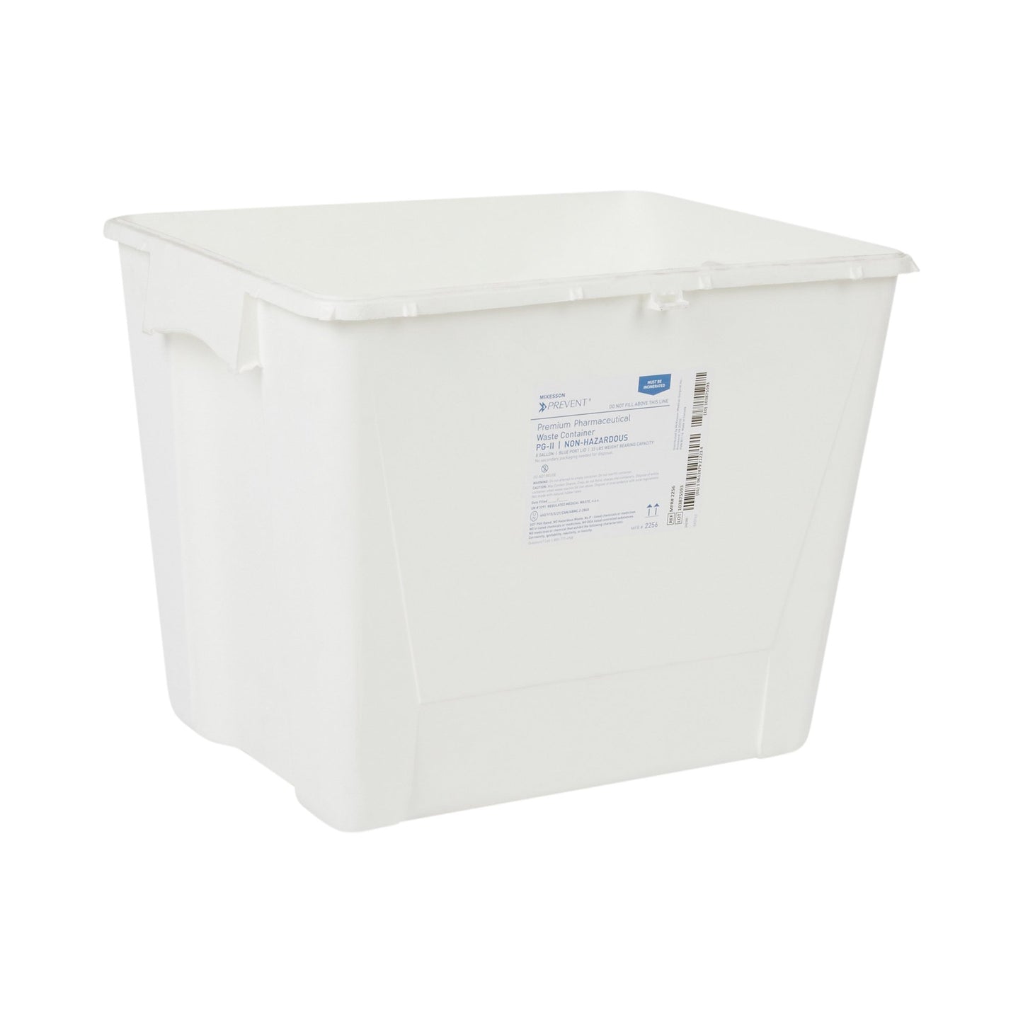 CONTAINER, SHARPS PHARMA WHT/BLU 8GL (9/CS)