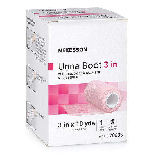 UNNA BOOT, W/CALAMINE 3" (1/BX12BX/CS)