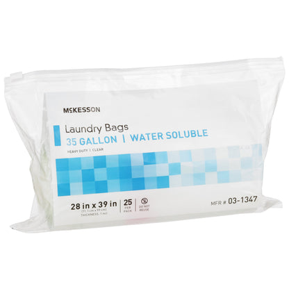 BAG, WATER SOLUBLE HEAVY DUTY 28"X39" 30-35GL (100/CS)