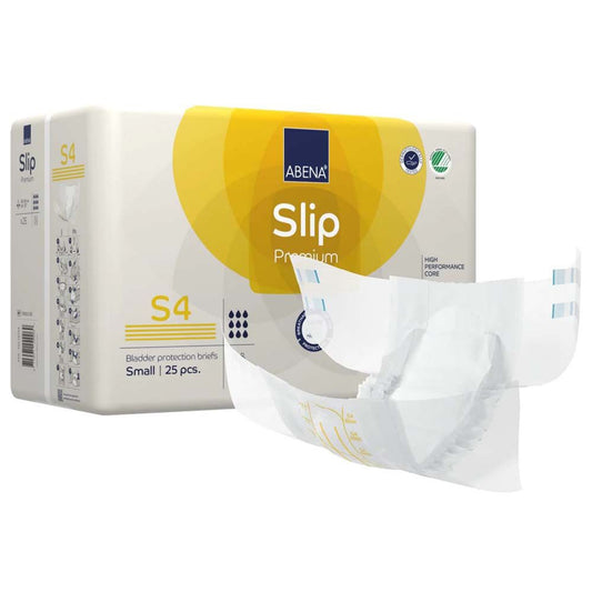 BRIEF, INCONT ABENA SLIP PREM ADLT S4 SM (25/PK 3PK/CS)