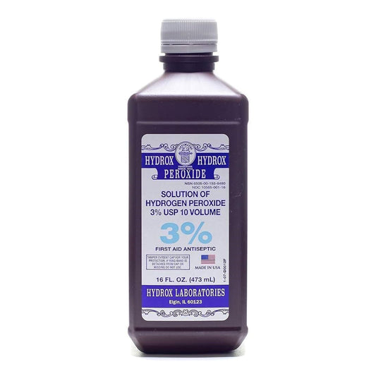 HYDROGEN PEROXIDE 3% 16OZ (12/CS)