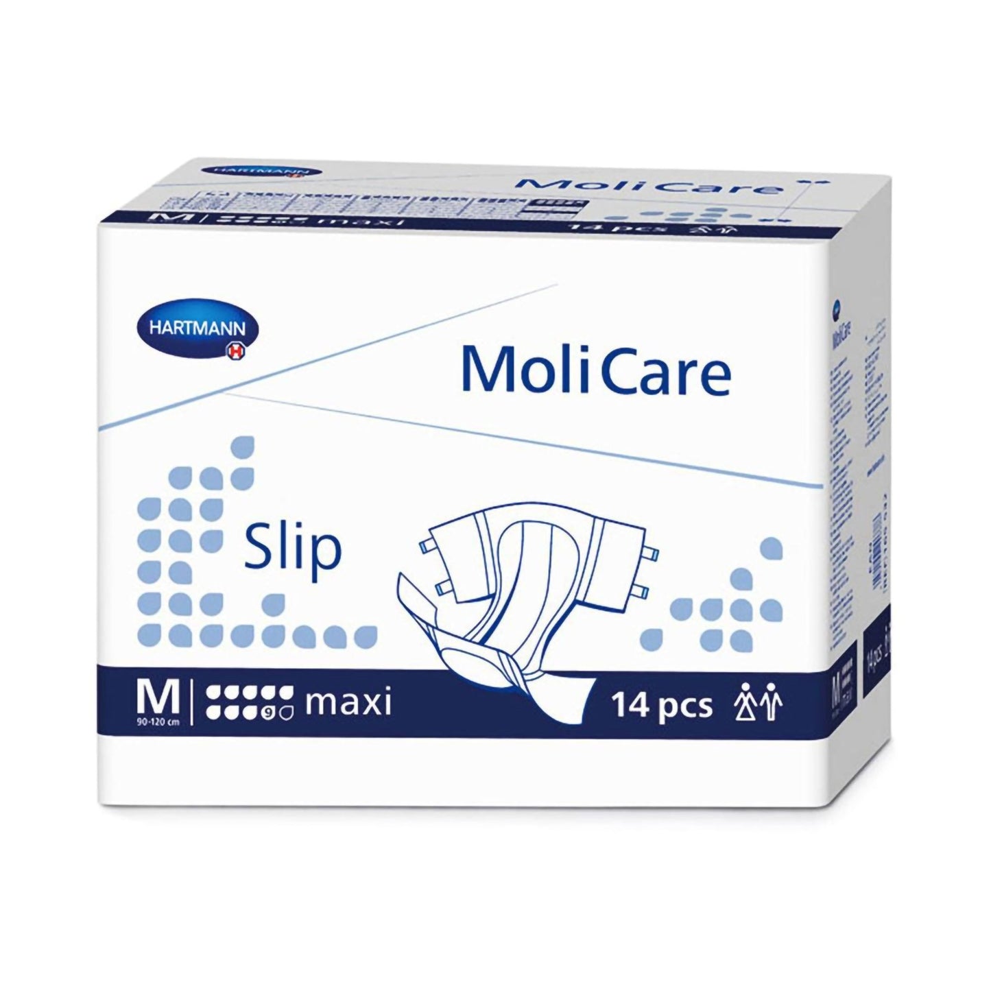 BRIEF, MOLICARE SLIP MAXI MED (14EA/BG 4BG/CS)