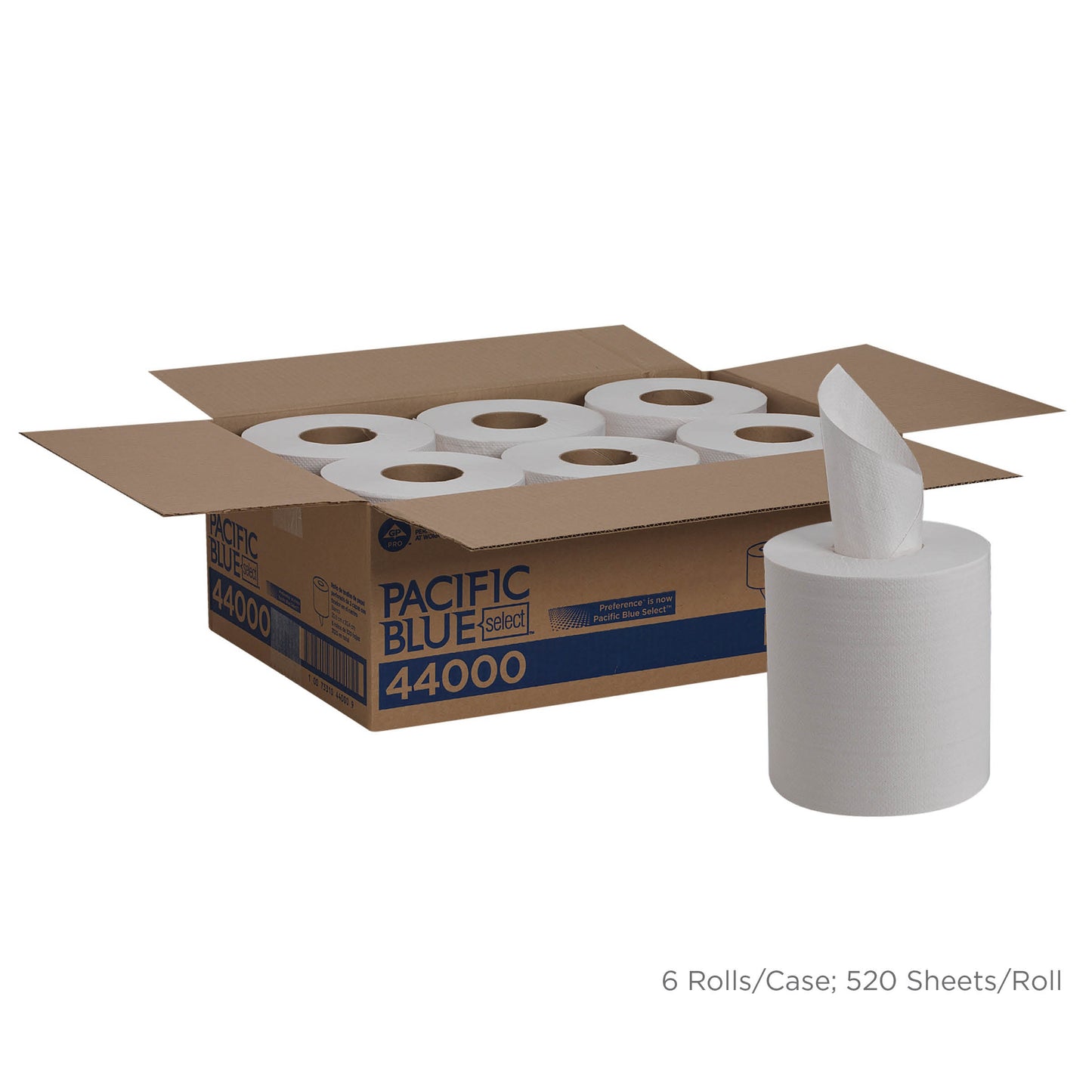 TOWEL, PAPER CNTR-FLD 2PLY WHT(6RL/CS)
