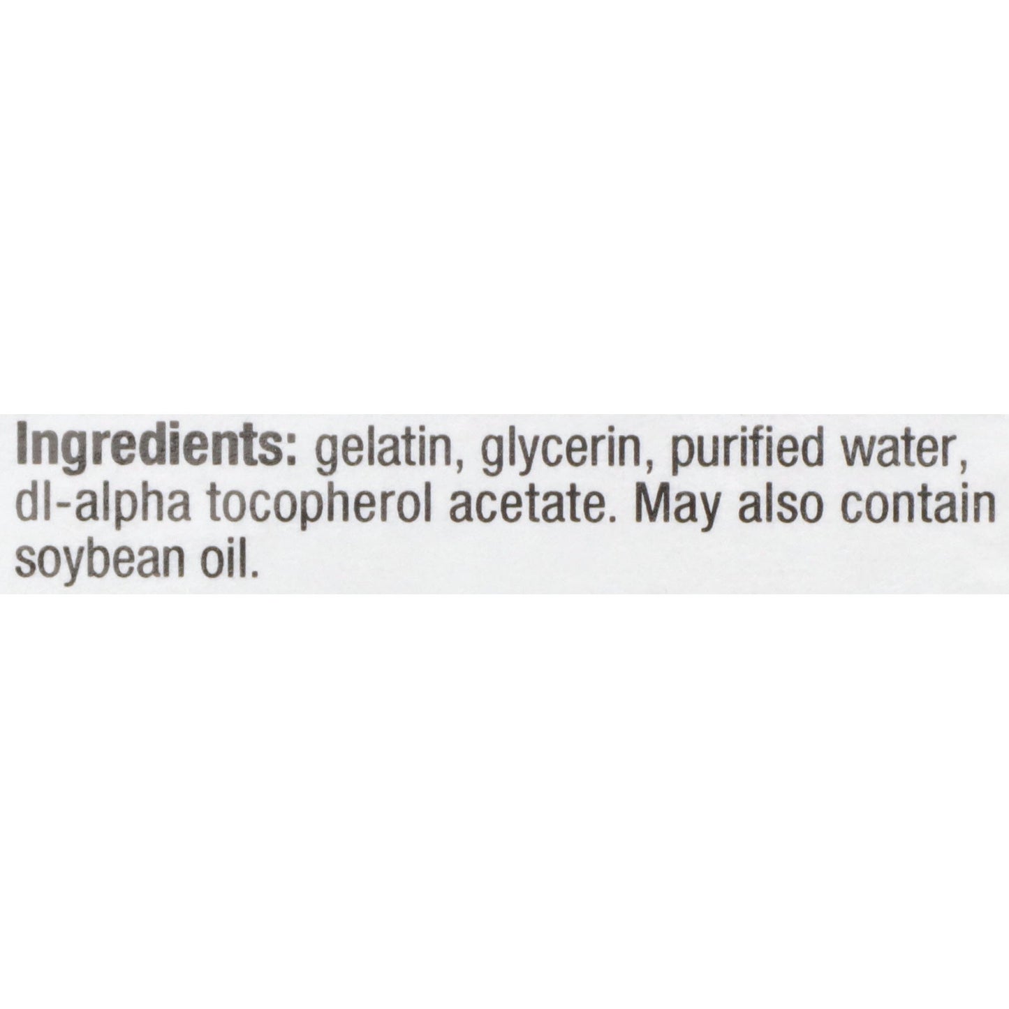 VIT E, SFT GEL 400IU (100/BT 12/CS)