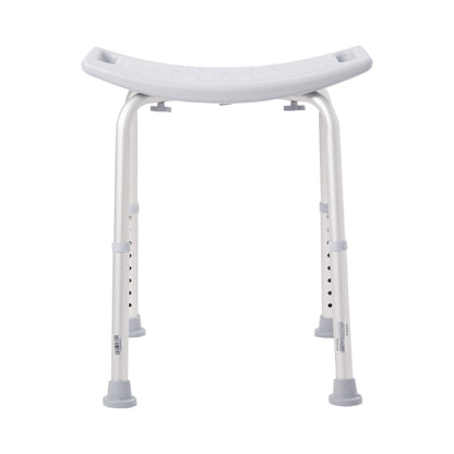 BENCH, BATH W/O BACK ALUMINUM FRAME 300LBS