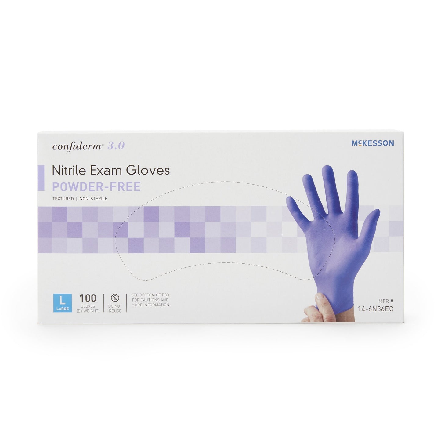 GLOVE, EXAM NTRL LG N/S 3.0 (100/BX 10BX/CS)