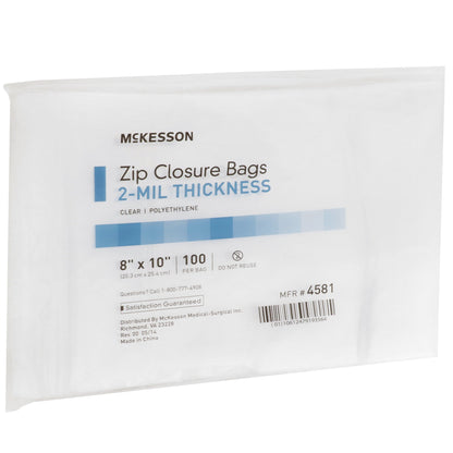 BAG, ZIP LOCK 8X10" (100/PK 10PK/BX 3BX/CS)