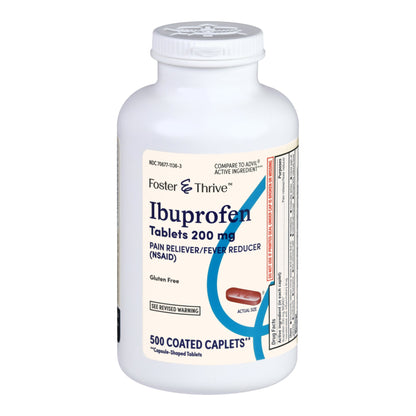 IBUPROFEN, TAB FT SM 200MG (500/BT)