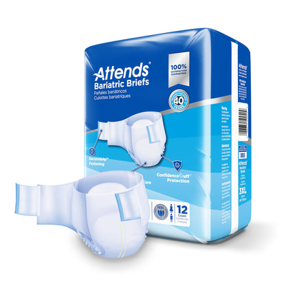 BRIEF, BARIATRIC ULTIMATE ABSORBENCY 3XLG 85" (12/BG 4BG/CS)