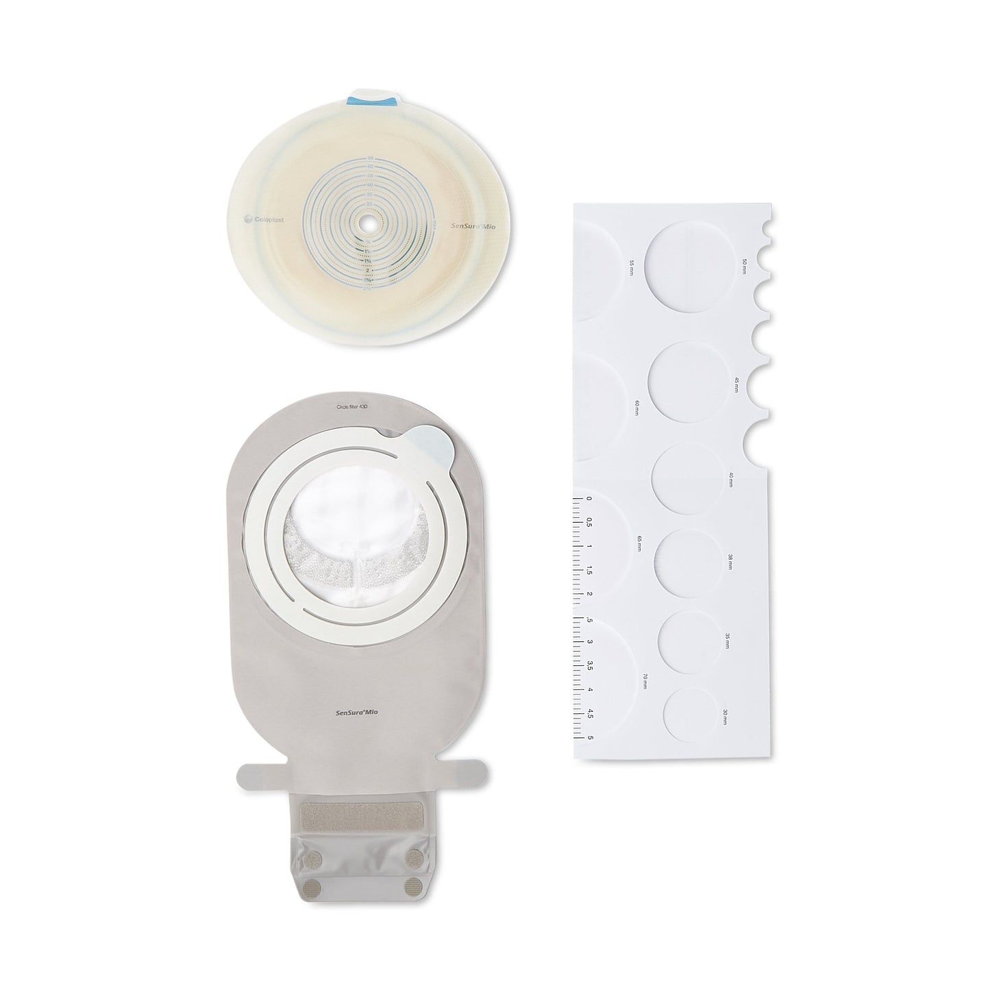 POUCH, OST SENSURA MIO FLEX 2PC 3/8"-2-3/4" SNGL USE (5/BX)