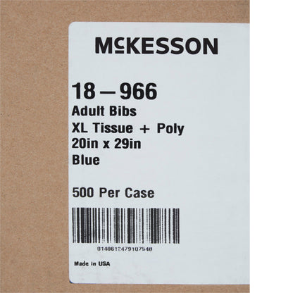 BIB, T/P BLU ADLT 20X29 (500/CS)