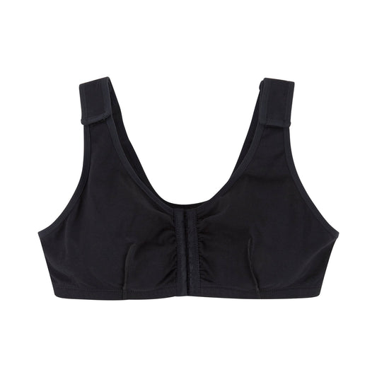 SUPPORT, SURGI-BRA II BREAST COTTON BLK LF 38B/C/D