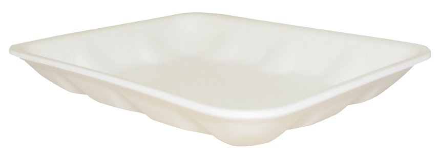 TRAY, FOOD FM WHT 5 3/4"X8 1/4"X0.63" (500/CS)