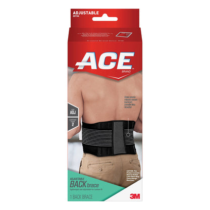 BACK BRACE, ACE ADJ ONE-SIZE (12/BX)