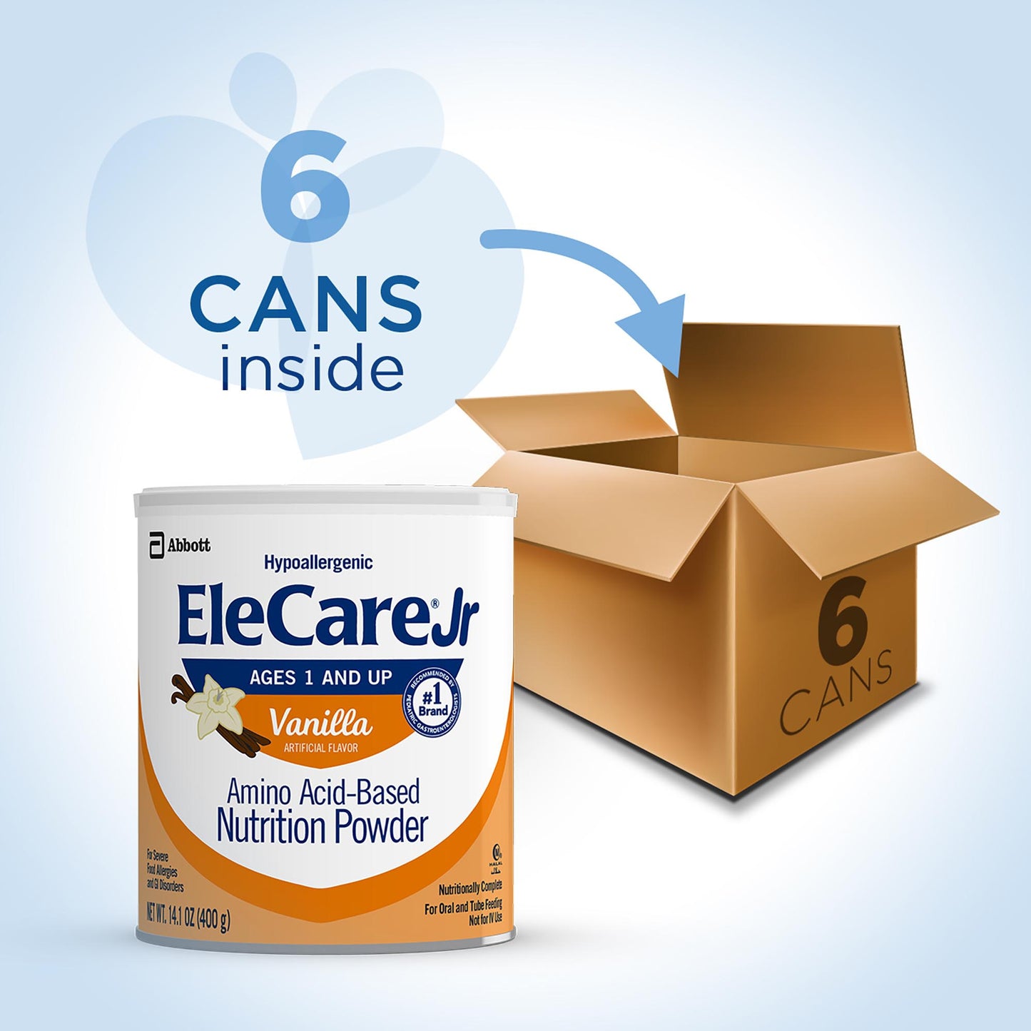 ELECARE JR, PDR VAN 14.1OZ (6/CS)
