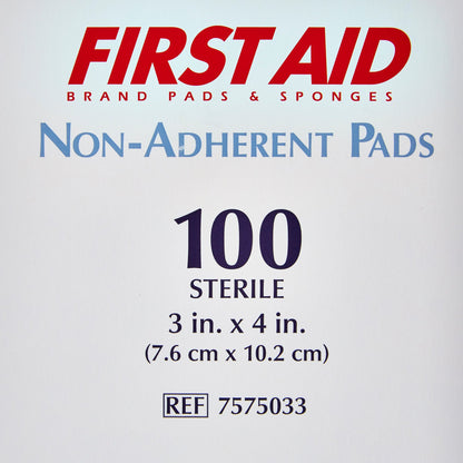DRESSING, PAD N/ADH STR 3"X4" 1'S (100/BX) DERSCI