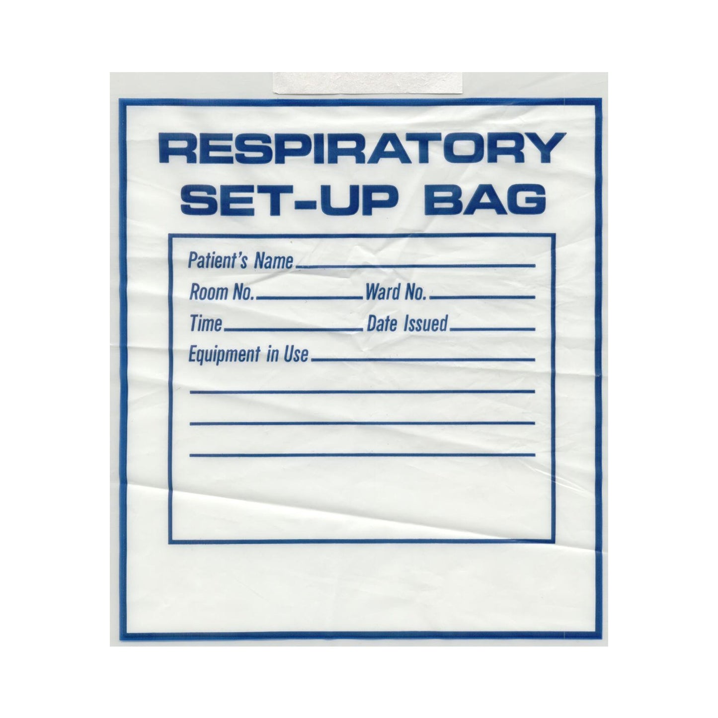 BAG, RESP SET-UP 12"X16" CLR (500/CS)