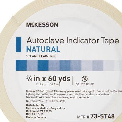 TAPE, INDICATOR STM 3/4" (24/CS)