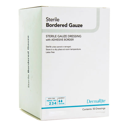 GAUZE, BORDERED DRSG STR 2X2" (50/BX)