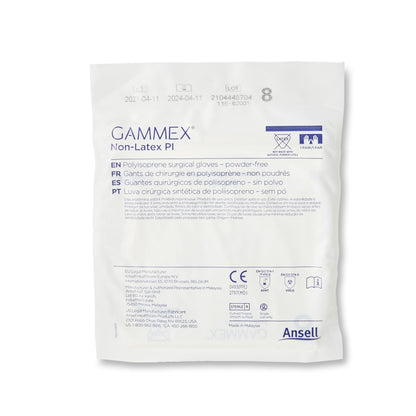 GLOVE, SURG PLYISO 8.0 STR2 SMTH (50PR/BX 4BX/CS)