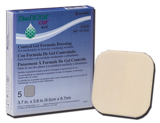 DRESSING, DUODERM STR 8"X8" (5/BX)