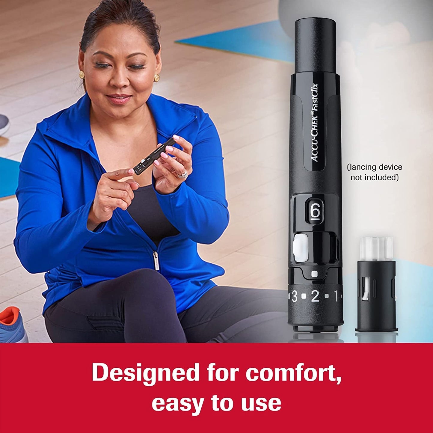 LANCET, GLUC ACCU-CHEK FASTCLIX (102/BX 12BX/CS)