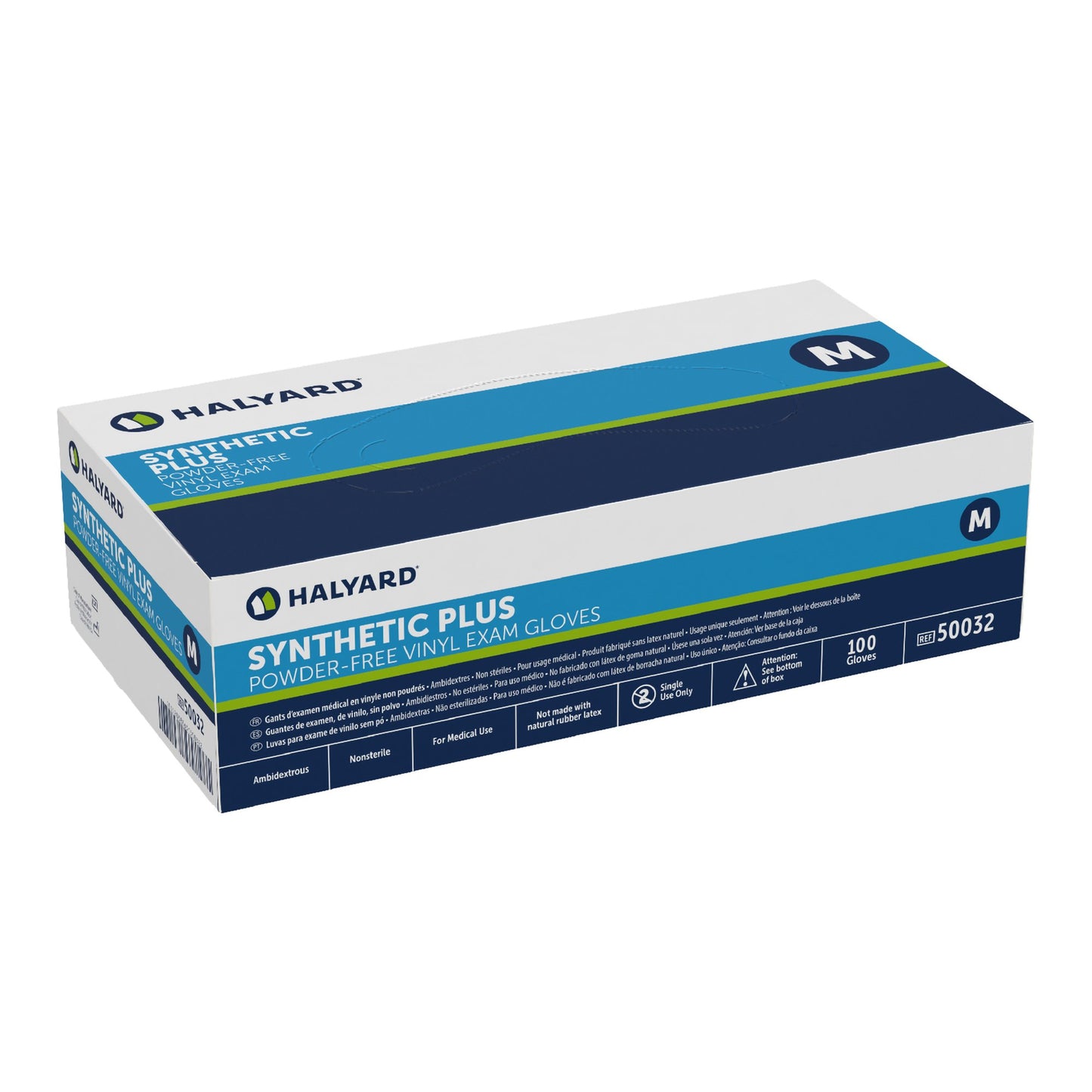 GLOVE, EXAM VNYL MED N/S (100/BX 10BX/CS)