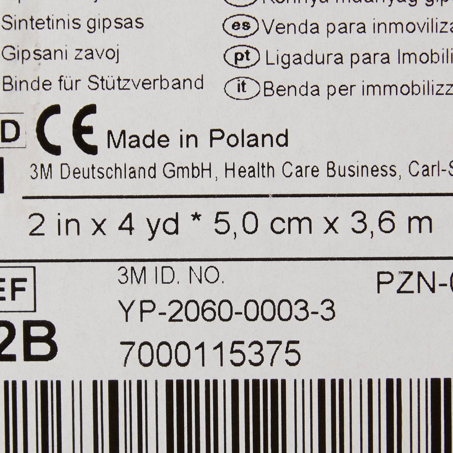 TAPE, CAST SCOTCHCAST 2"X4YDS BLU (10RL/BX)