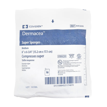 SPONGE, SUPER STR MED (10/PK 48PK/CS) KENDAL