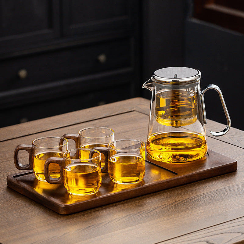 Teapot Tea Water Separation Elegant Cup Tea Set