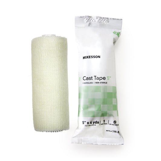 TAPE, CAST WHT LF 5"X4YDS (10RL/BX)