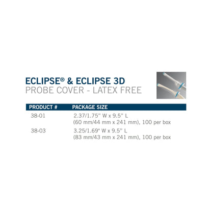 COVER, PROBE PRE GEL L/F ECLIPSE 3D (100/BX6BX/CS)