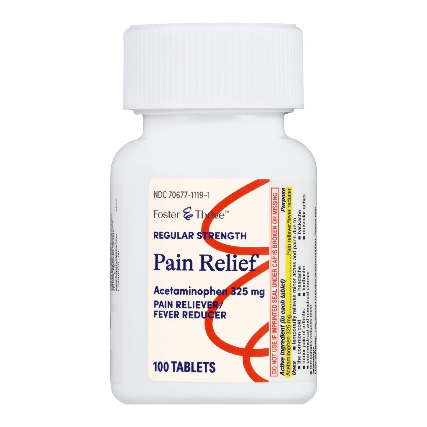 ACETAMINOPHEN, TAB FT SM REG STRENGTH 325MG (100/BT)