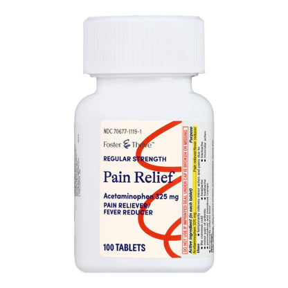 ACETAMINOPHEN, TAB FT SM REG STRENGTH 325MG (100/BT)